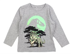 Name It grey melange t-shirt Jurassic World